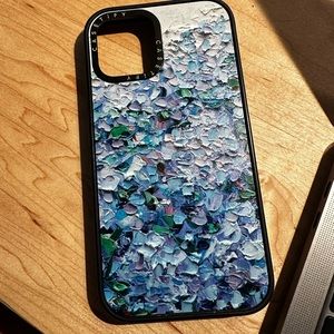 Casetify iPhone 12 Pro Nantucket Blue Hydrangeas Impact Case